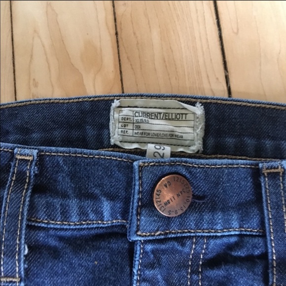 Current / Elliott High Waisted Skinny Jean Size 29 - Picture 4 of 6